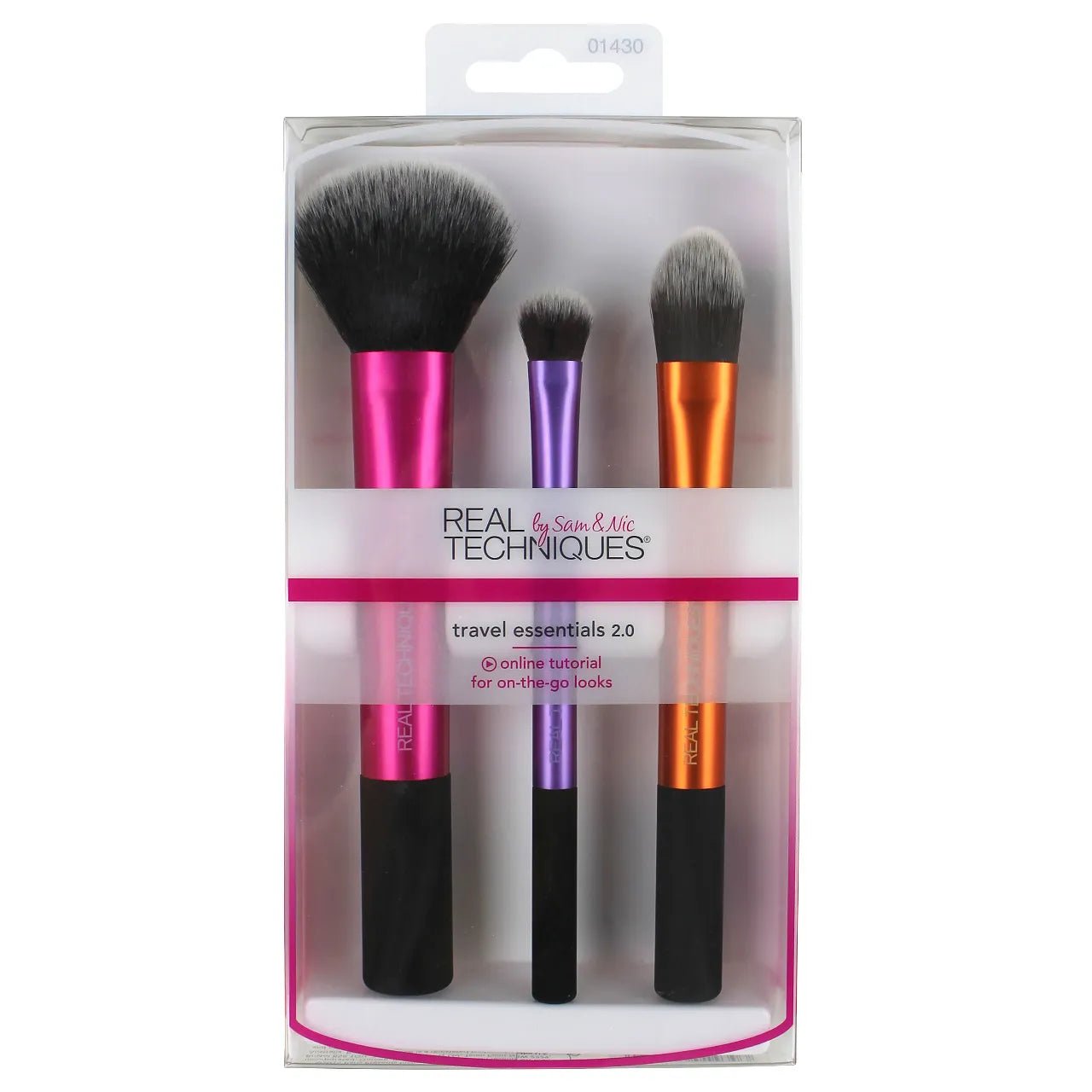 Real techniques makeup brushes travel essentials 2.0 Available at Lotshop.pk