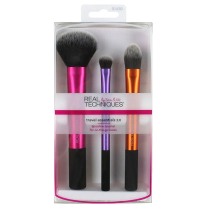 Real techniques makeup brushes travel essentials 2.0 Available at Lotshop.pk