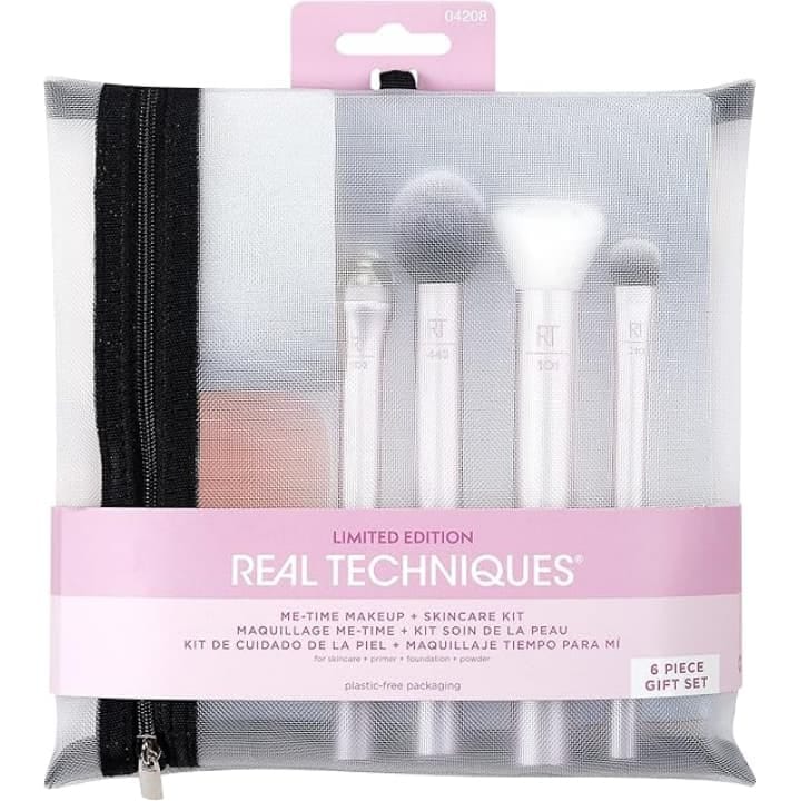 Real Techniques Me-Time Makeup + Skincare Kit 6-piece limited edition price online in Pakistan	