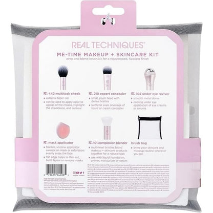 Real Techniques Me-Time Makeup + Skincare Kit 6-piece limited edition makeup brush, sponge and skincare tool set