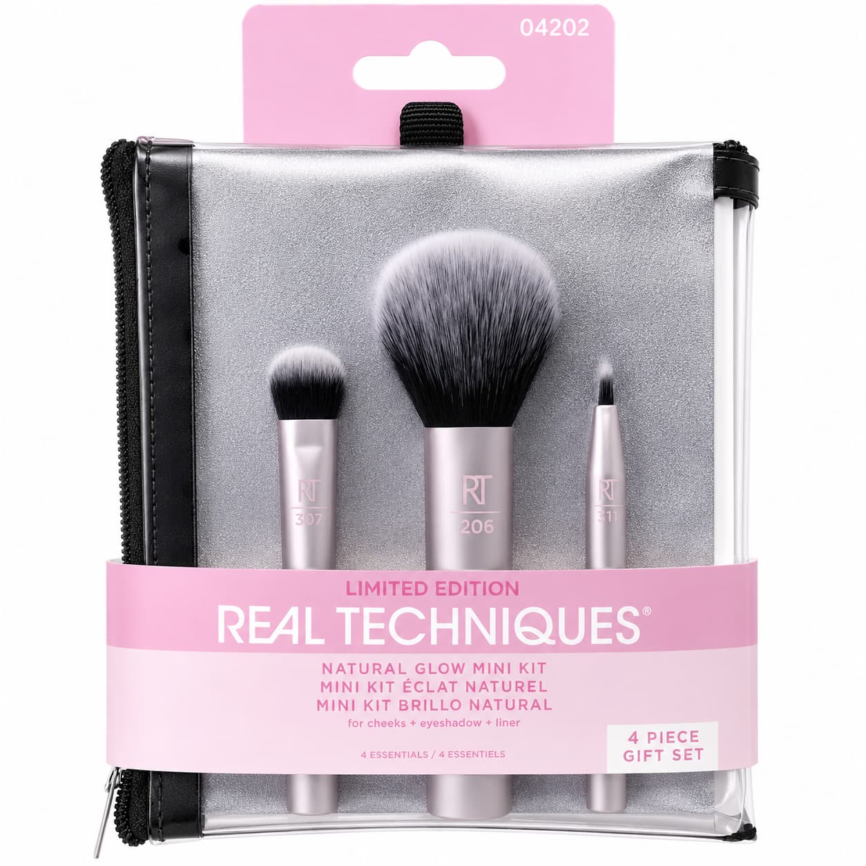 Real Techniques 4-Piece Mini Makeup Brush Set Online Pakistan
