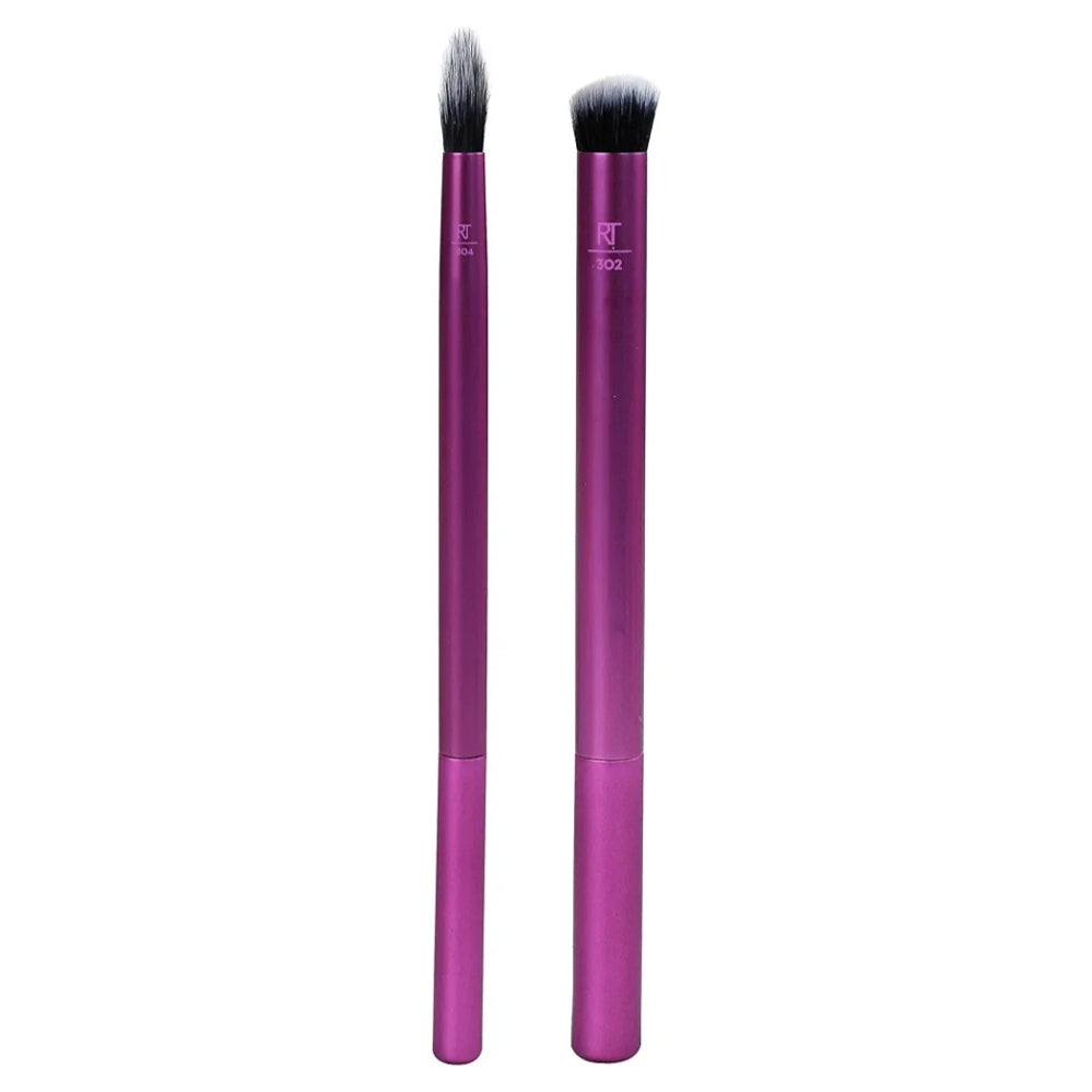 Real Techniques Perfect Crease Duo RT 302 & RT 304 Eyeshadow Makeup Brush Set price online in Pakistan
