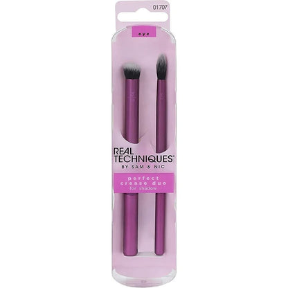 Real Techniques Perfect Crease Duo RT 302 & RT 304 Eyeshadow Makeup Brush Set price online in Pakistan