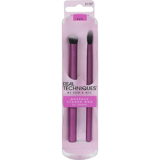Real Techniques Perfect Crease Duo RT 302 & RT 304 Eyeshadow Makeup Brush Set price online in Pakistan