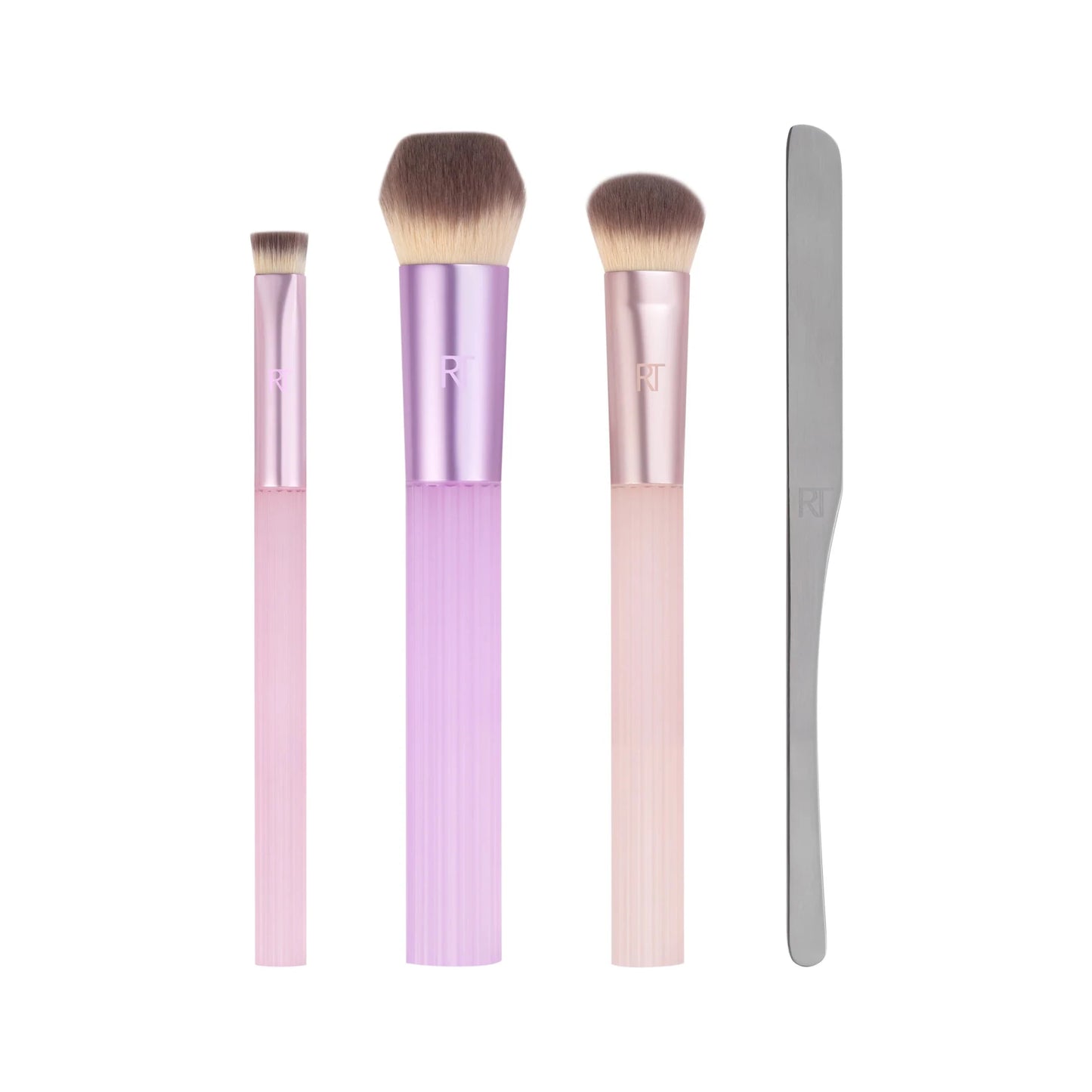 Real Techniques Plumped Up Base Set – Pastel Pop Limited Edition Brush Kit - Lotshop.pk