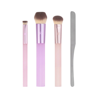 Real Techniques Plumped Up Base Set – Pastel Pop Limited Edition Brush Kit - Lotshop.pk