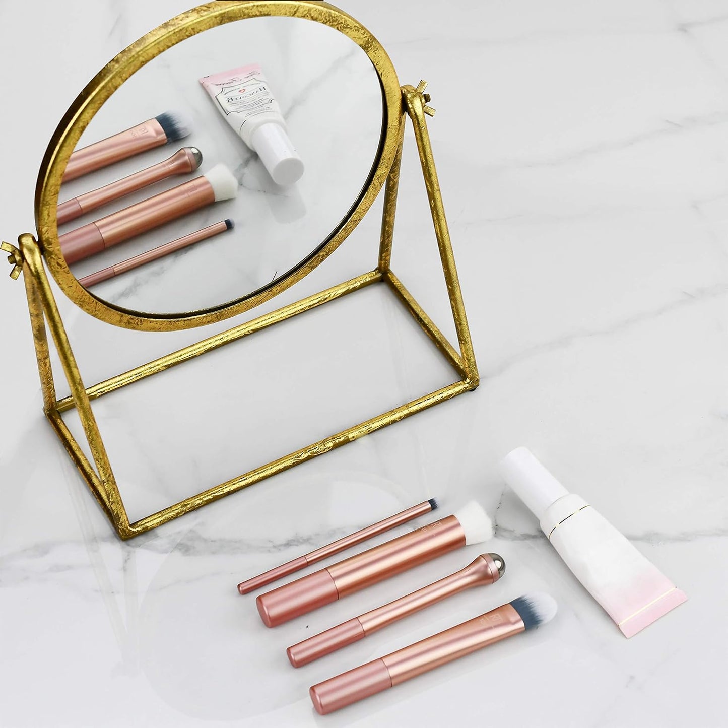 Real Techniques Prep + Prime Makeup Brushes Set – Skincare Prep Brush Kit - Lotshop.pk