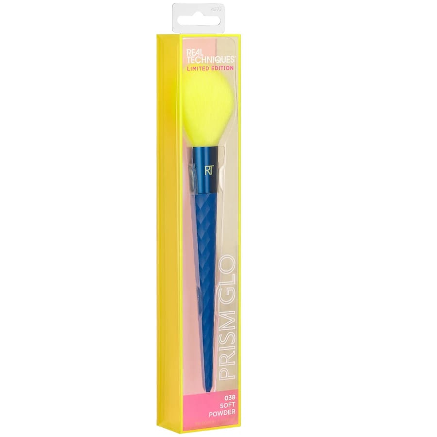 Real Techniques RT 038 Soft Powder Brush limited edition Prism Glo makeup brush in Pakistan	