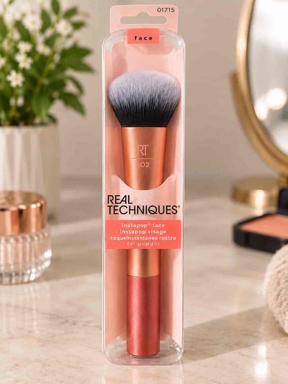 Real Techniques RT 202 Instapop Face Brush dense angled powder and setting makeup brush price online in Pakistan