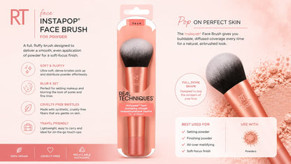 Professional Face Makeup Brush for Full Coverage Powder, Setting and Finishing Makeup