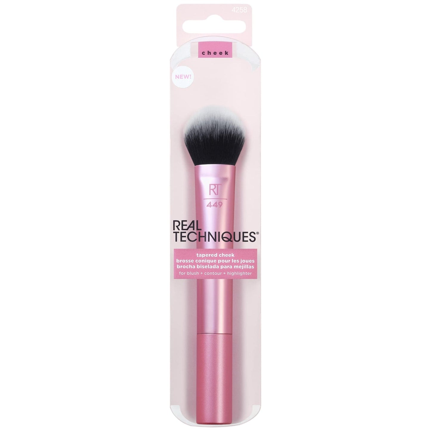 Real Techniques RT 449 Tapered Cheek Makeup Brush price online in Pakistan for blush, contour and highlighter