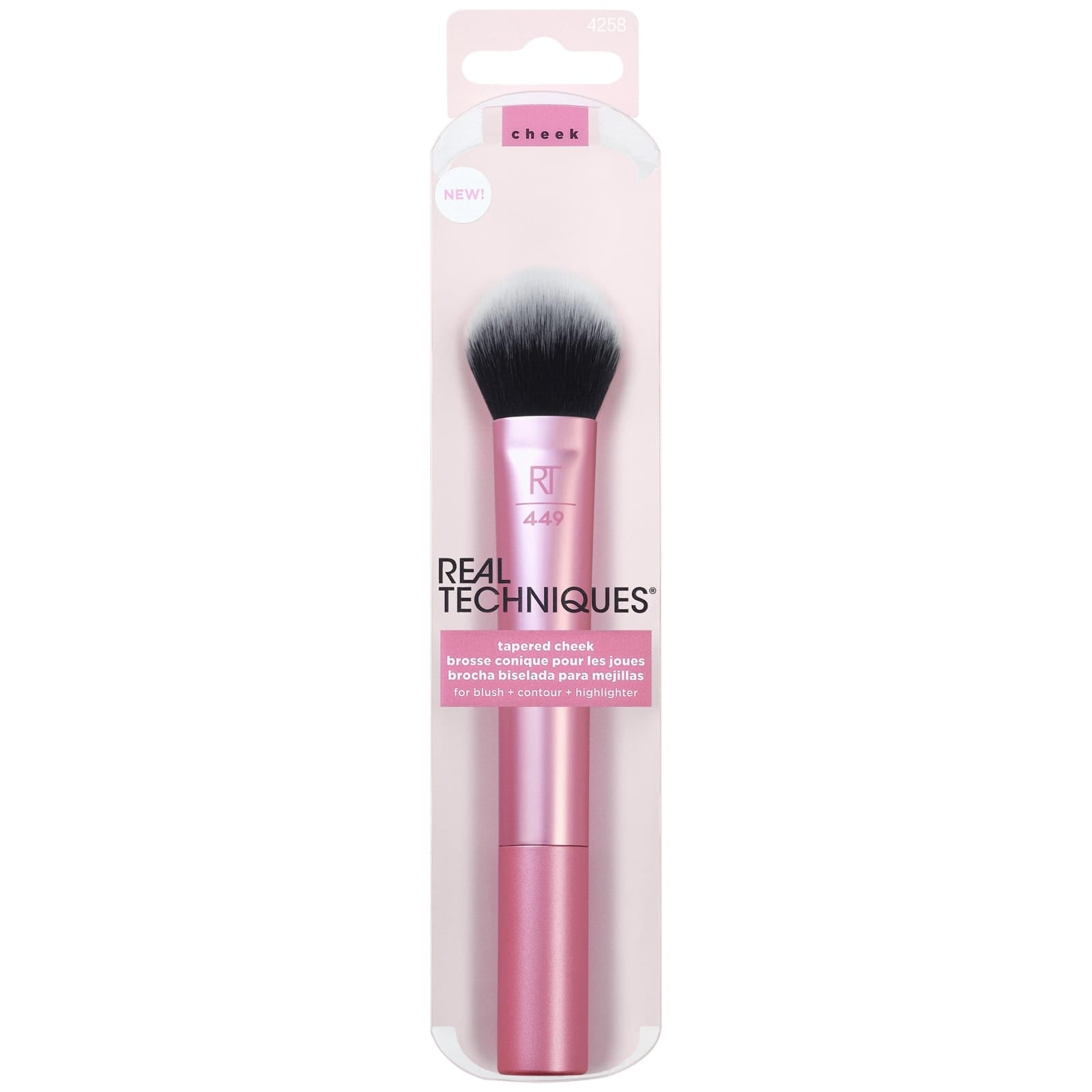 Real Techniques RT 449 Tapered Cheek Makeup Brush price online in Pakistan for blush, contour and highlighter