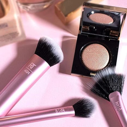 Real Techniques Sculpting Set – Contour & Highlight Makeup Brushes with Brush Storage