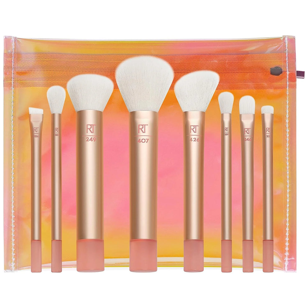 Real Techniques The Wanderer Makeup Brush Set – 8-Piece Travel Brush Kit Pakistan