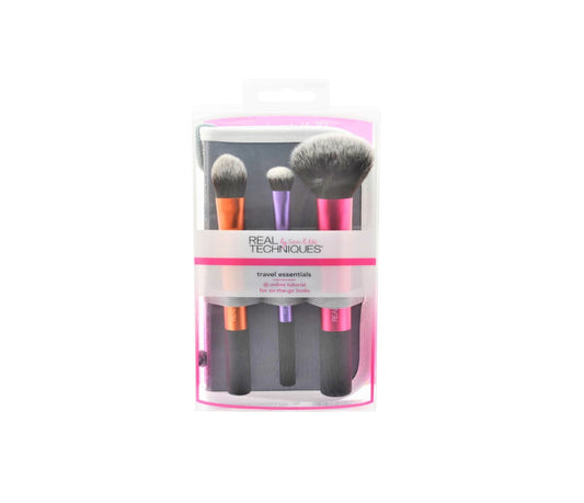 Real Techniques travel essentials makeup brush set - Lotshop.pk