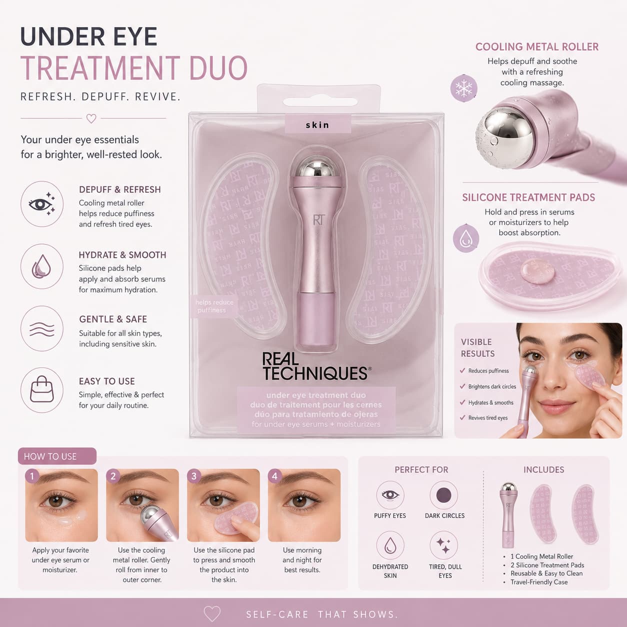 Real Techniques Under Eye Treatment Duo – Best Price Online in Pakistan