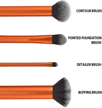 Real Techniques your base/flawless Core Collection makeup brushes Set - Lotshop.pk