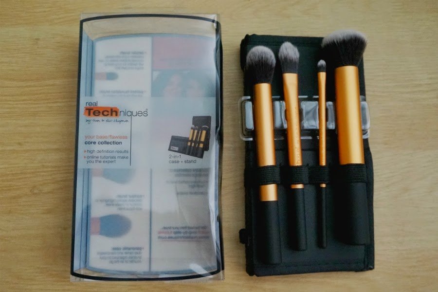 Real Techniques your base/flawless Core Collection makeup brushes Set - Lotshop.pk