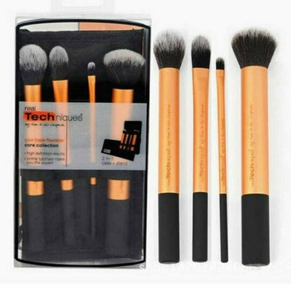 Real Techniques your base/flawless Core Collection makeup brushes Set - Lotshop.pk