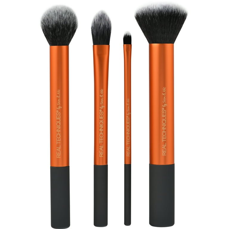 Real Techniques your base/flawless Core Collection makeup brushes Set - Lotshop.pk