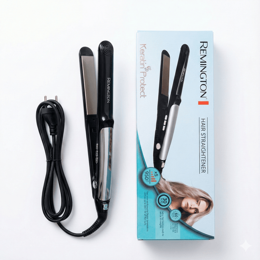 Remington Keratin Protect Hair Straightener RM - 5003 – Salon Smooth, Less Damage - Lotshop.pk