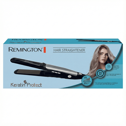 Remington Keratin Protect Hair Straightener RM - 5003 – Salon Smooth, Less Damage - Lotshop.pk