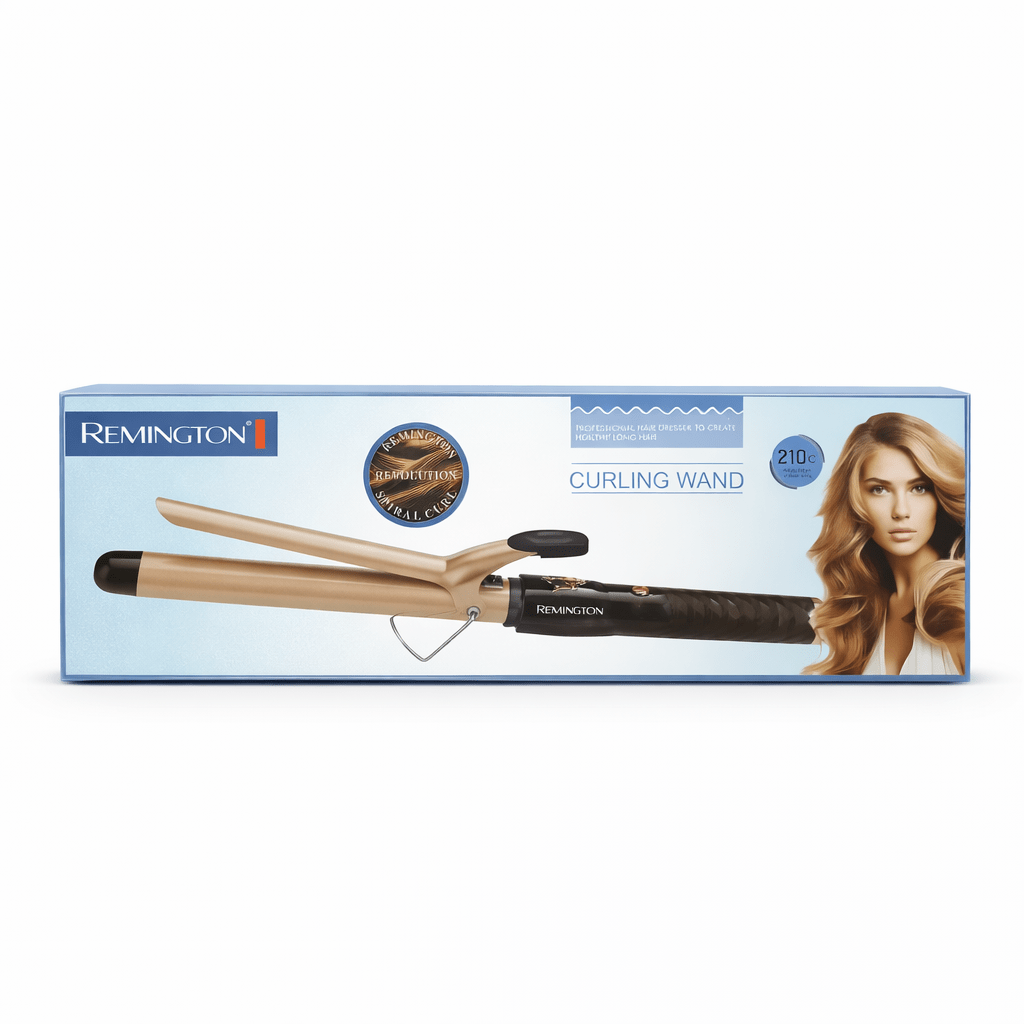Remington Keratin Therapy Curling Wand (RM - 5011) – Soft, Shiny & Long - Lasting Curls - Lotshop.pk