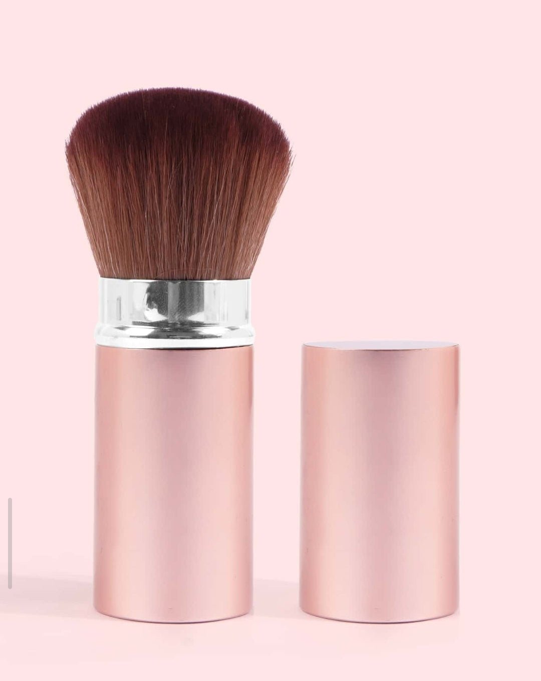 Retractable Kabuki Brush - Ultimate On - the - Go Makeup Tool - Lotshop.pk