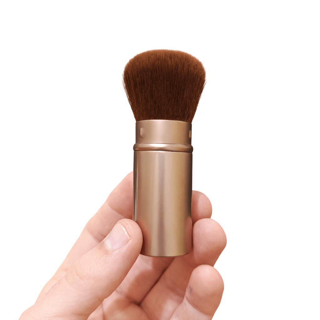 Retractable Kabuki Brush - Ultimate On - the - Go Makeup Tool - Lotshop.pk