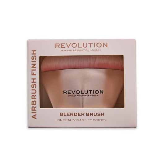 Revolution Airbrush Finish Blender Brush β Vegan, Soft Bristles, for Creams, Liquids & Powders - Lotshop.pk