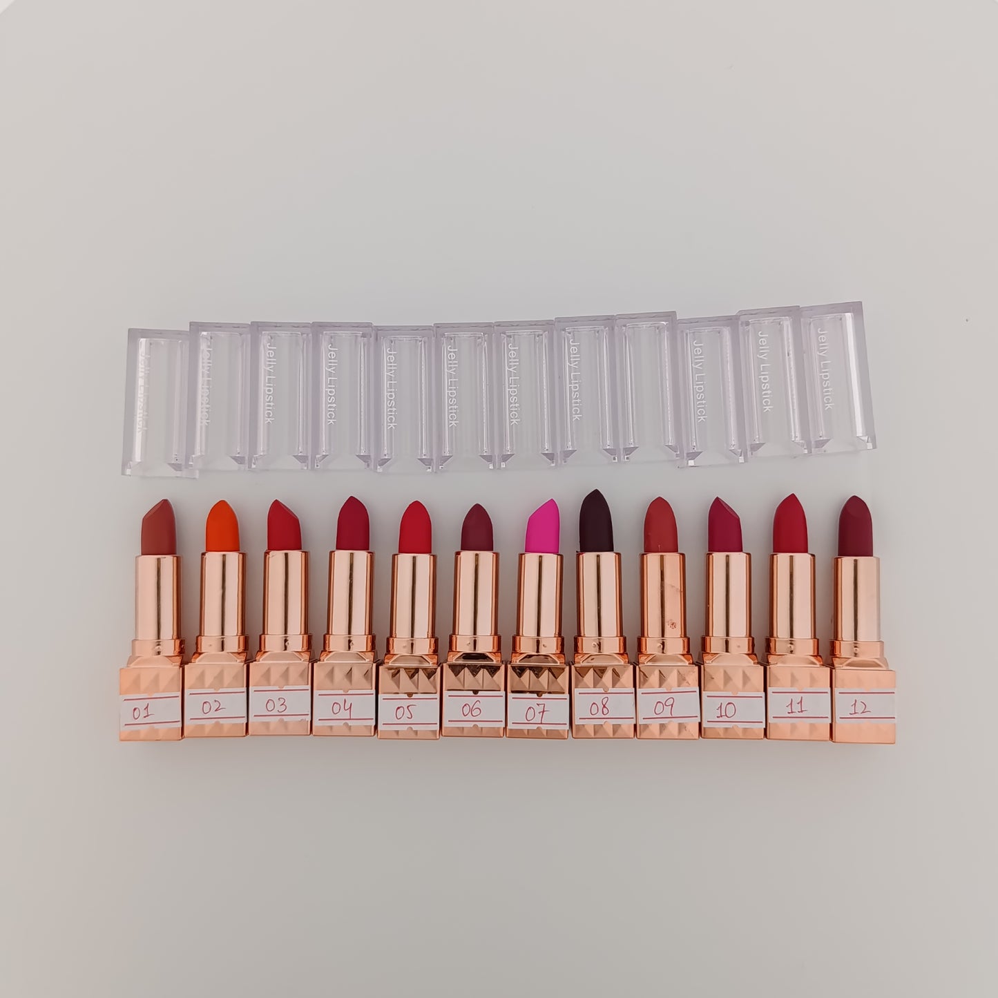 Luxury Lipstick Gold – Long-Lasting, Bold & Beautiful 12-Shades | Lotshop.pk