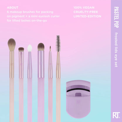 Real Techniques Pastel Pop Frosted lids eye set
