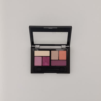 Ushas 6-Color Mini Shadow Palette – Compact Eyeshadow Kit with Dual-Ended Applicator