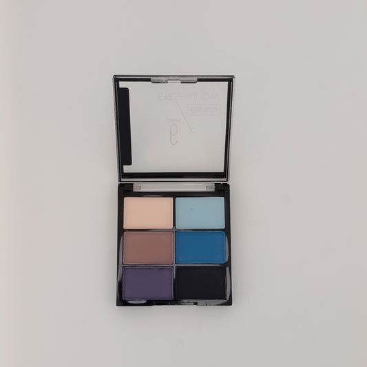 DNA Cosmetics 6-Color Eyeshadow Palette – Highly Pigmented Mini Eyeshadow Pocket Kits