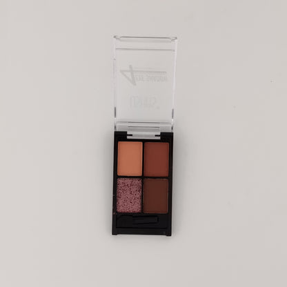 Ushas 4-Color Mini Eye Shadow Palette – Pocket-Sized Quad Kit with Applicator