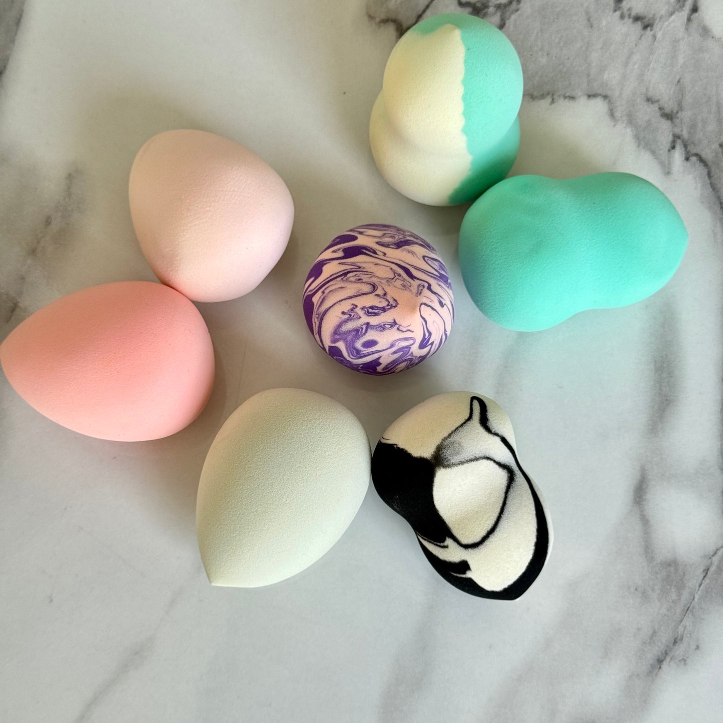 Beauty Blender Makeup Sponge Pack of 7 - Flawless, Streak-Free Application for Every Look