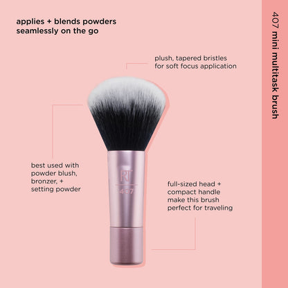 Real Techniques Mini Multitask Brush for blush + bronzer RT-407