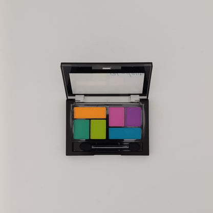 Ushas 6-Color Mini Shadow Palette – Compact Eyeshadow Kit with Dual-Ended Applicator