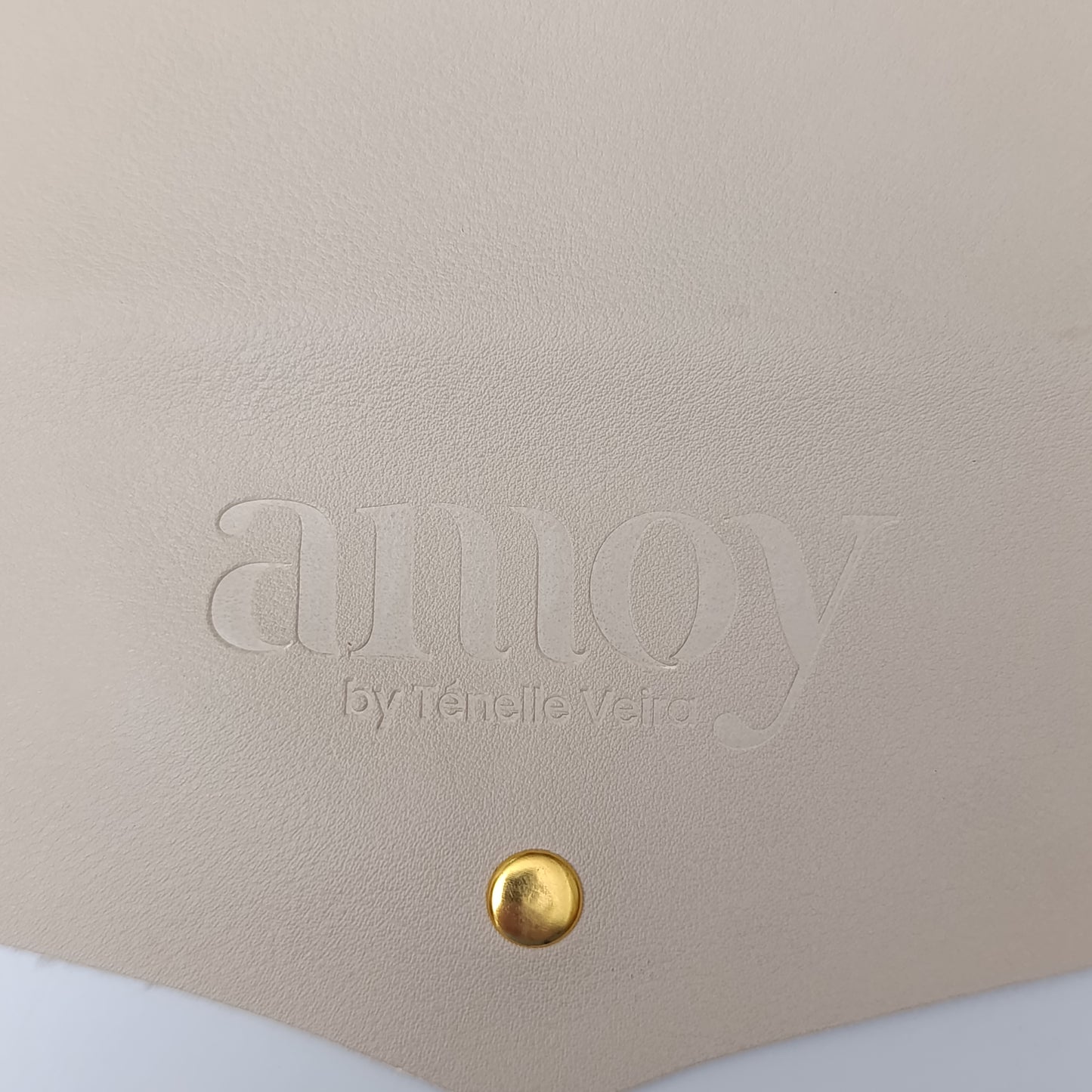 AMOY by Tenelle Veira Luxury Leather Brush Clutch – Premium Cosmetic Pouch