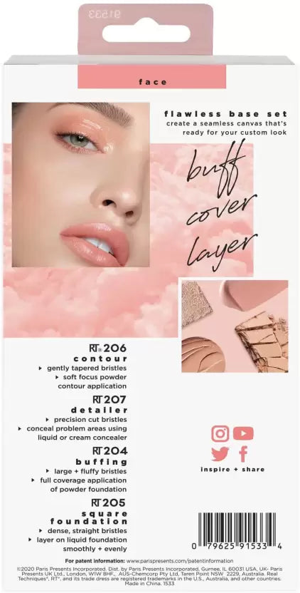 Real Techniques Flawless Base Set 2.0 | RT-206 | RT-204 | RT-205