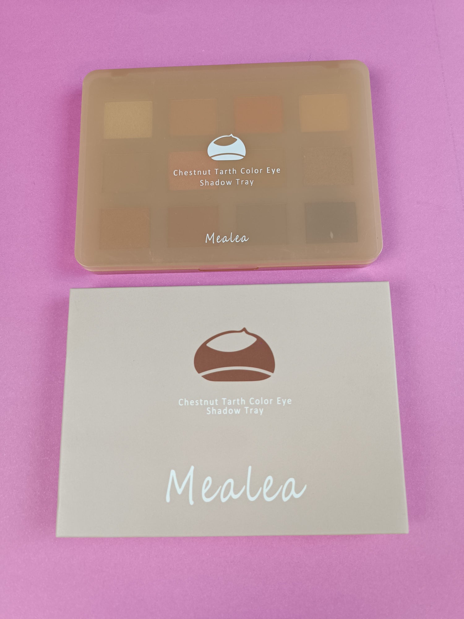 MEALEA Chestnut Earth color eyeshadow tray