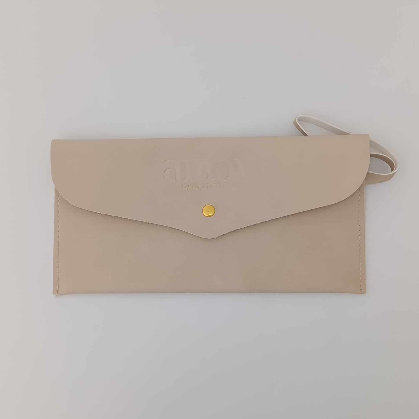AMOY by Tenelle Veira Luxury Leather Brush Clutch – Premium Cosmetic Pouch