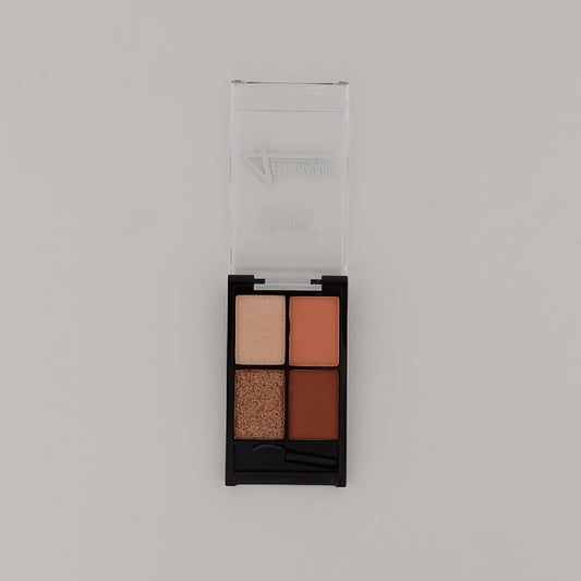 Ushas 4-Color Mini Eye Shadow Palette – Pocket-Sized Quad Kit with Applicator