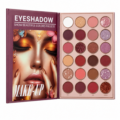 Mocallure Gorgeous 6-in-1 Makeup Palette – Eyeshadow, Blush, Highlighter, Contour, Brow & Lip Palette