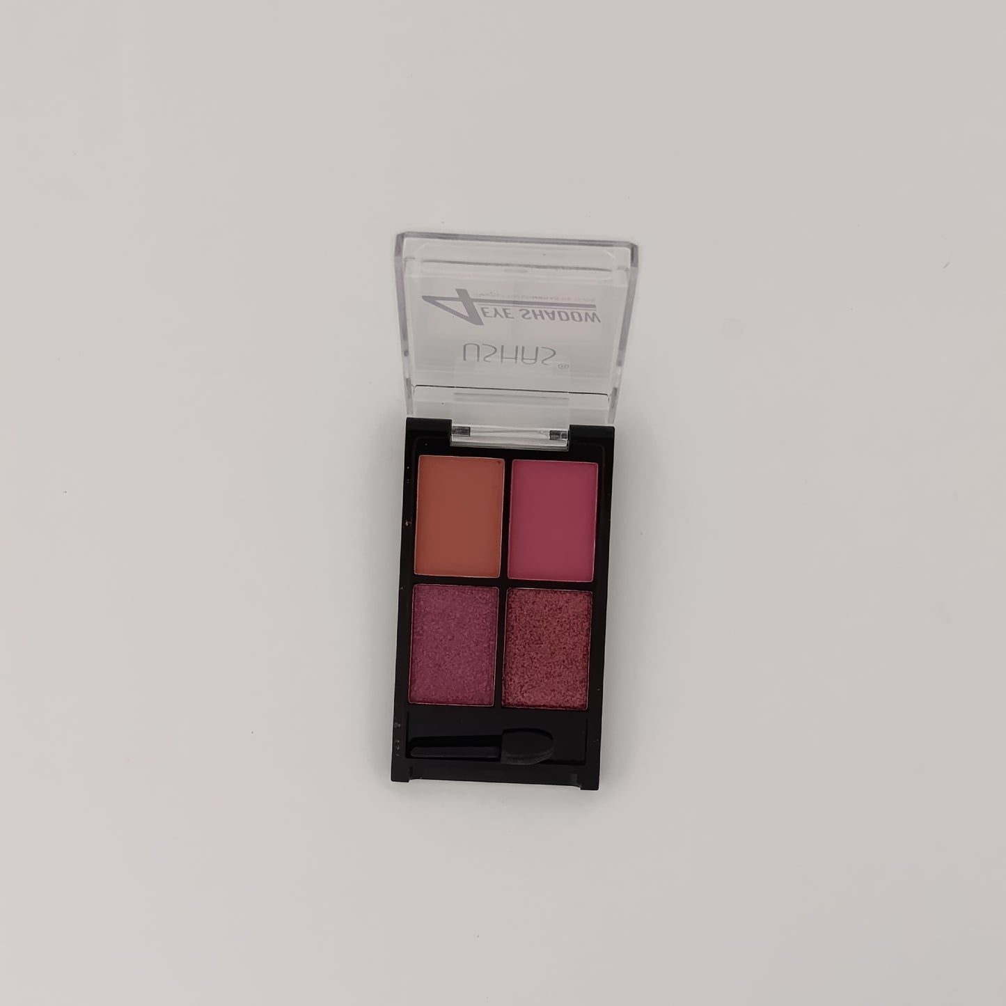 Ushas 4-Color Mini Eye Shadow Palette – Pocket-Sized Quad Kit with Applicator
