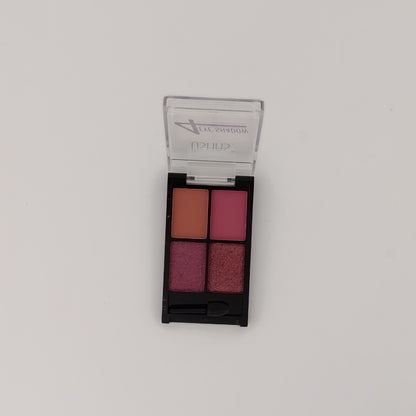 Ushas 4-Color Mini Eye Shadow Palette – Pocket-Sized Quad Kit with Applicator