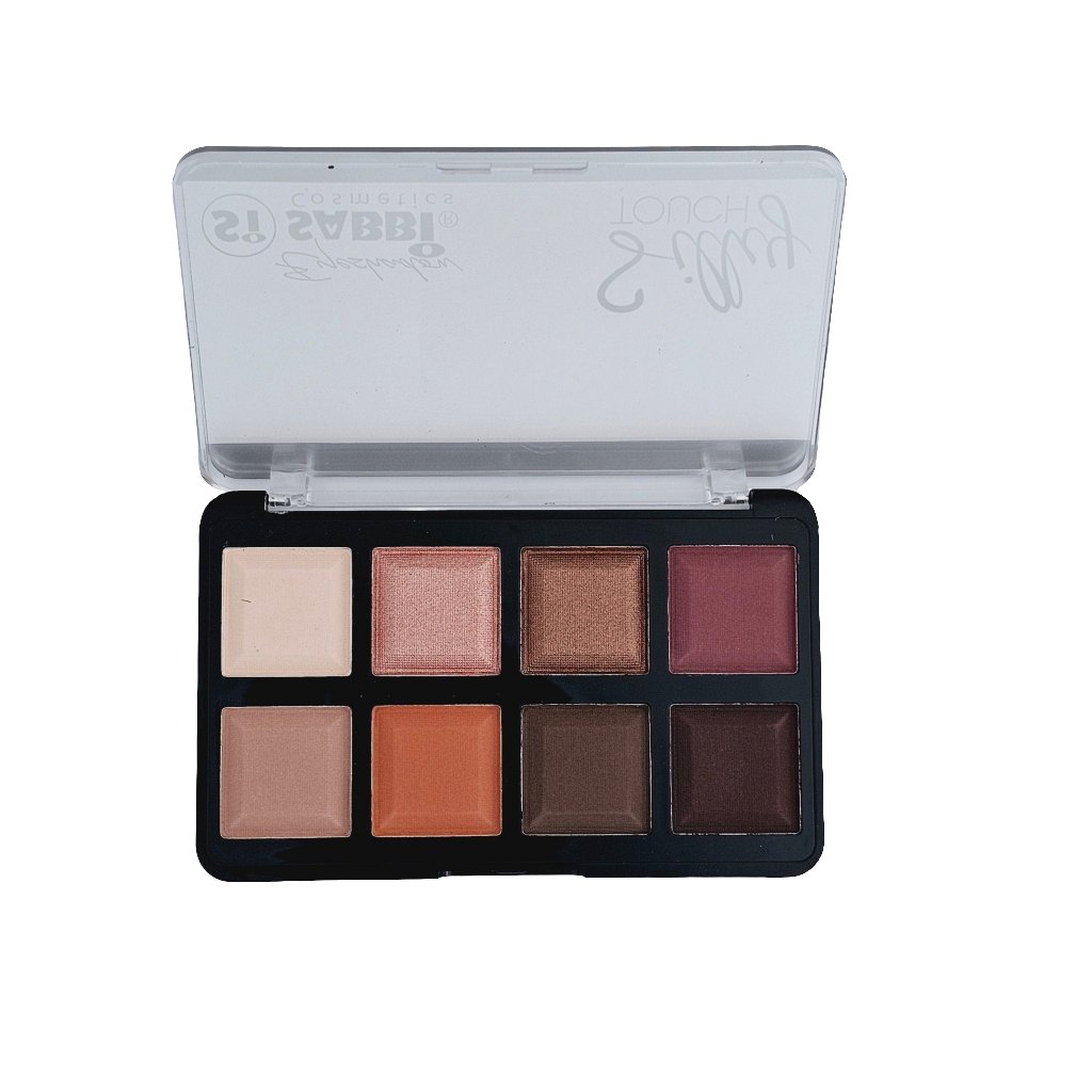 Sabbi Cosmetics Silky Touch Eyeshadow Palette – 8 Shades - Lotshop.pk