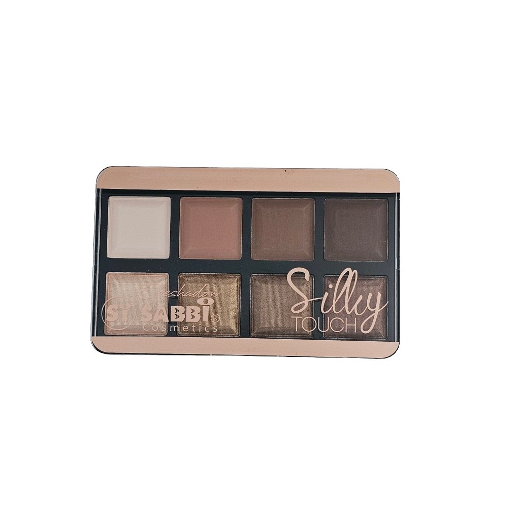 Sabbi Cosmetics Silky Touch Eyeshadow Palette – 8 Shades - Lotshop.pk