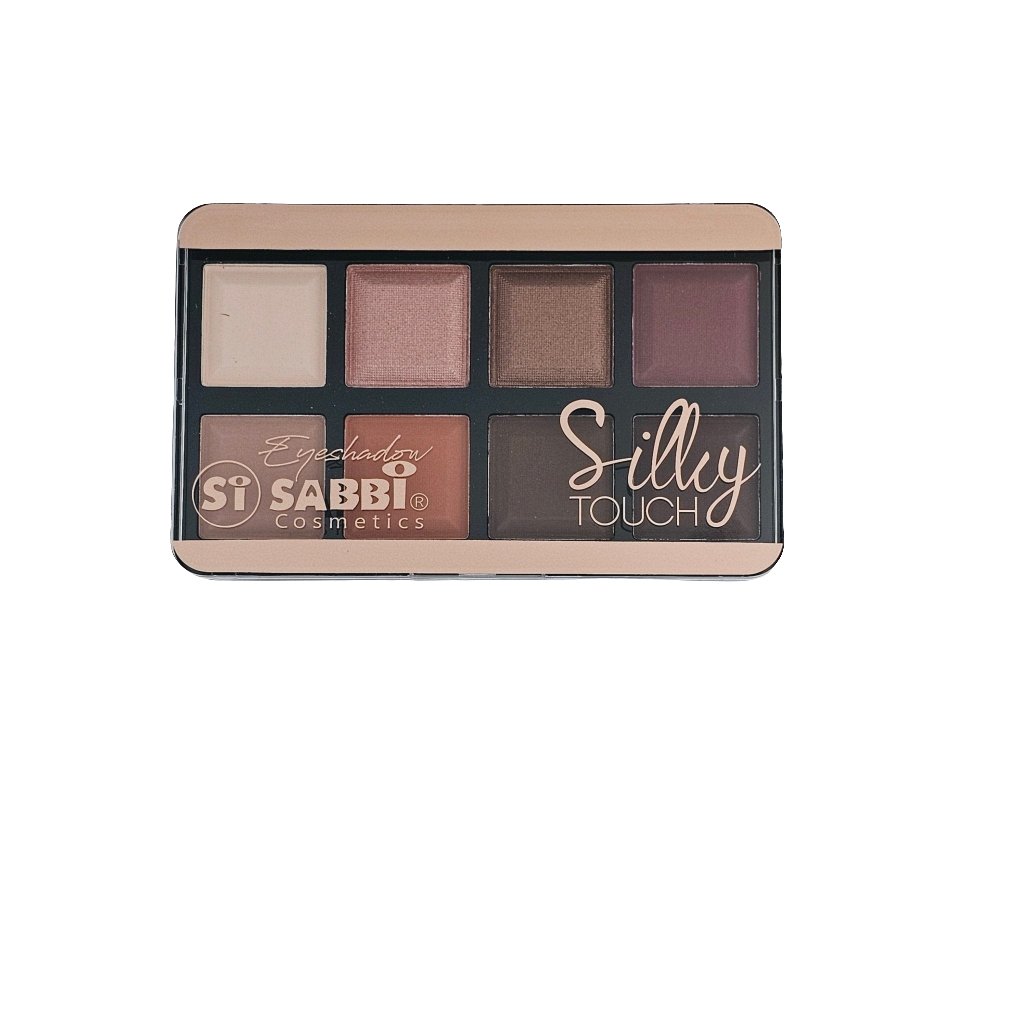 Sabbi Cosmetics Silky Touch Eyeshadow Palette – 8 Shades - Lotshop.pk