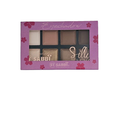 Sabbi Cosmetics Silky Touch Eyeshadow Palette – 8 Shades - Lotshop.pk